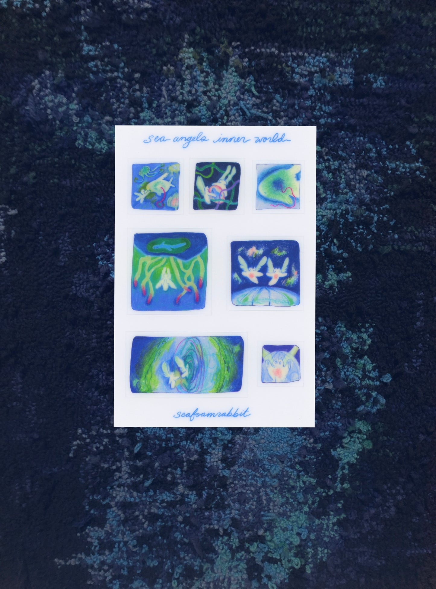 sea angels’s inner world sticker sheet