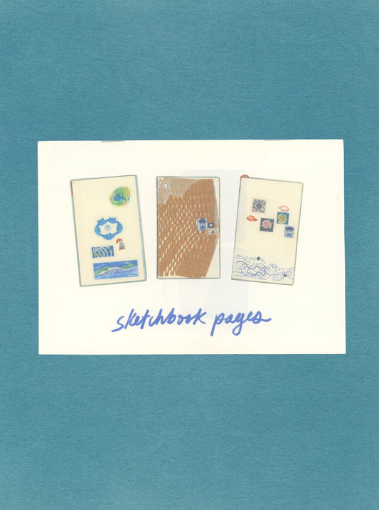 sketchbook pages 2025 zine