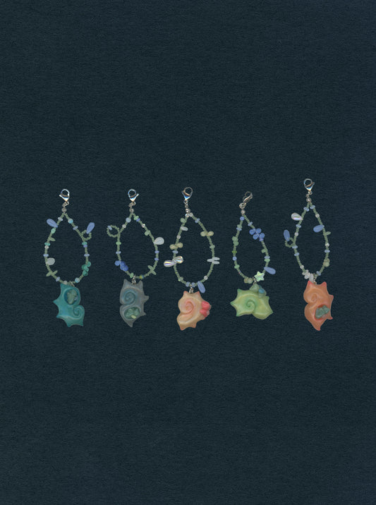 sea spiral charms
