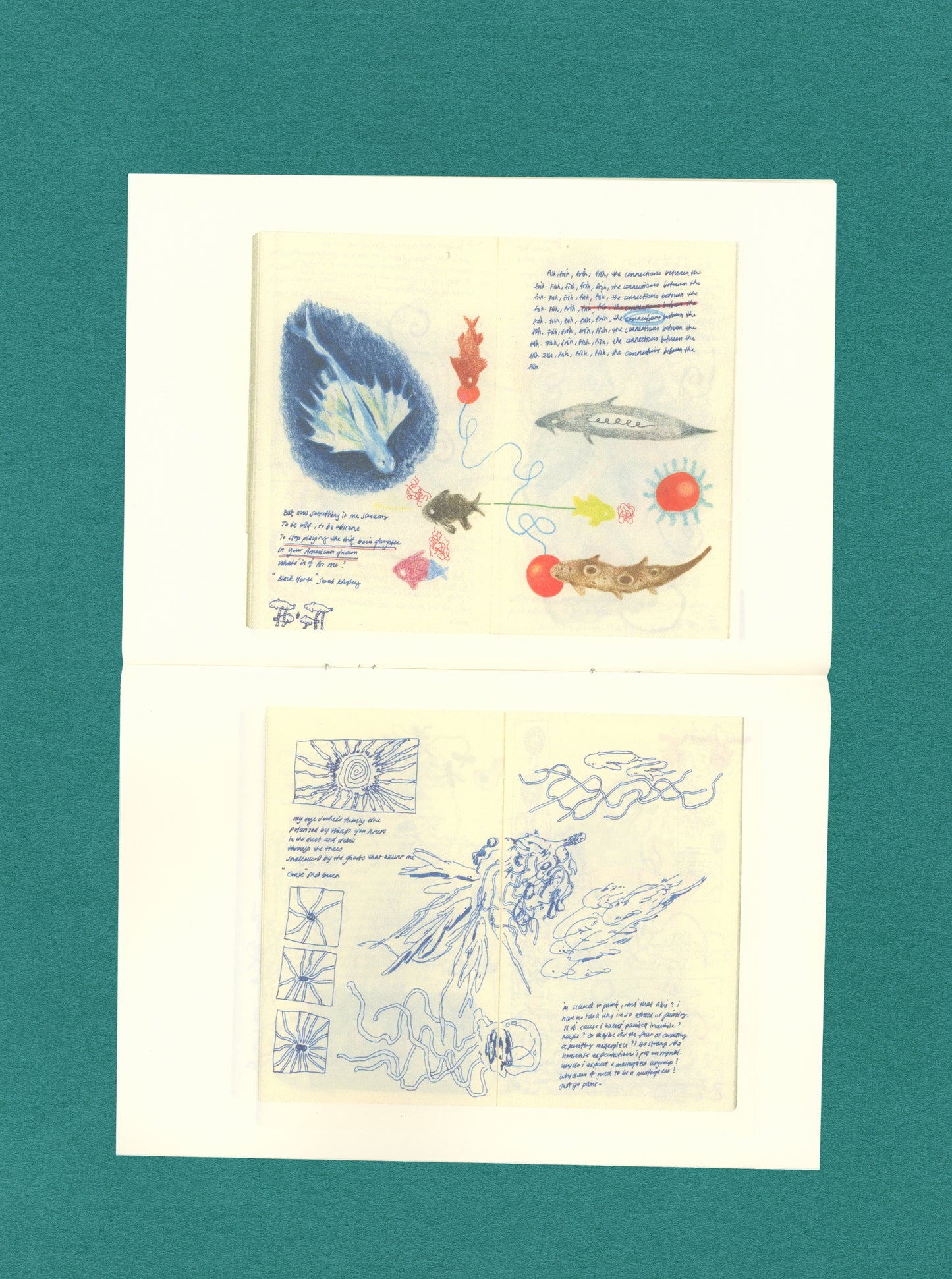 sketchbook pages 2025 zine