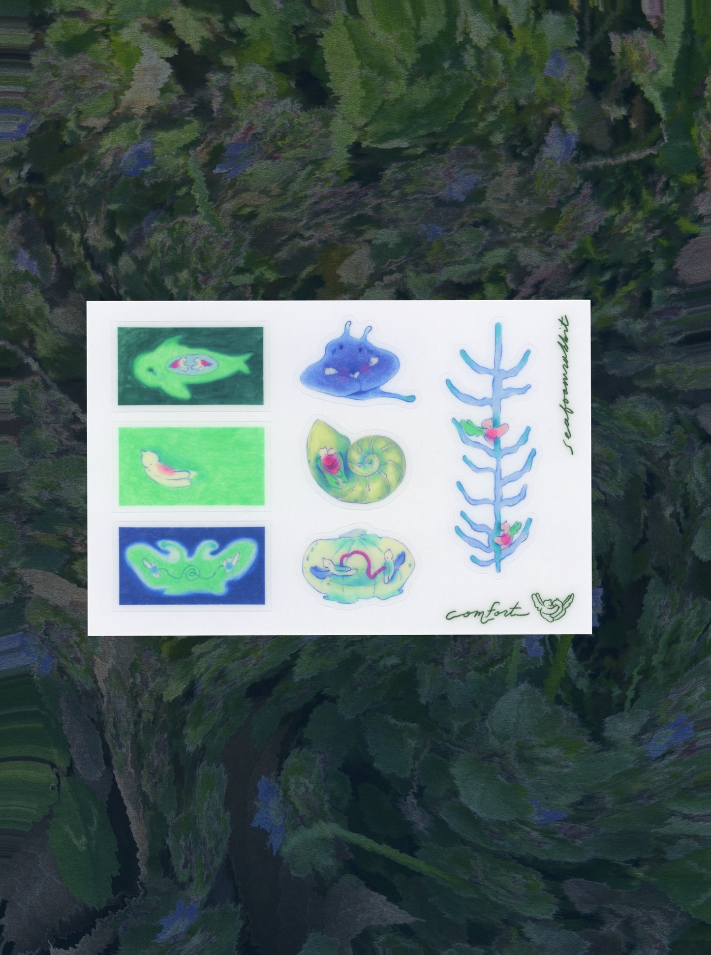 comfort sticker sheet