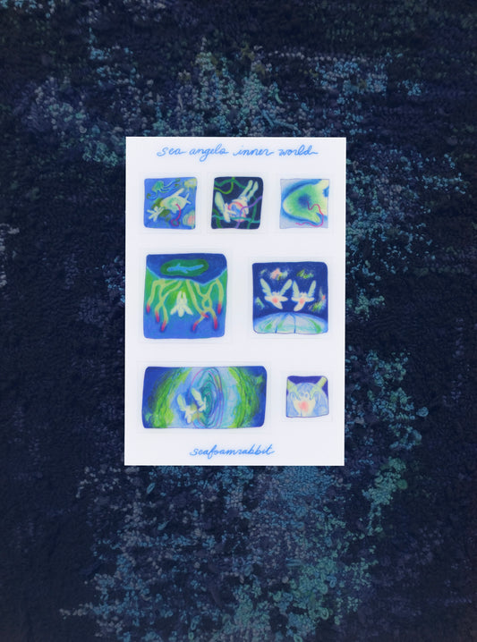 sea angels’s inner world sticker sheet